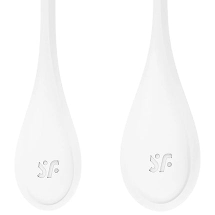 SATISFYER - YONI POWER 1 TRAININGSSET WEISS - Yoni Eier