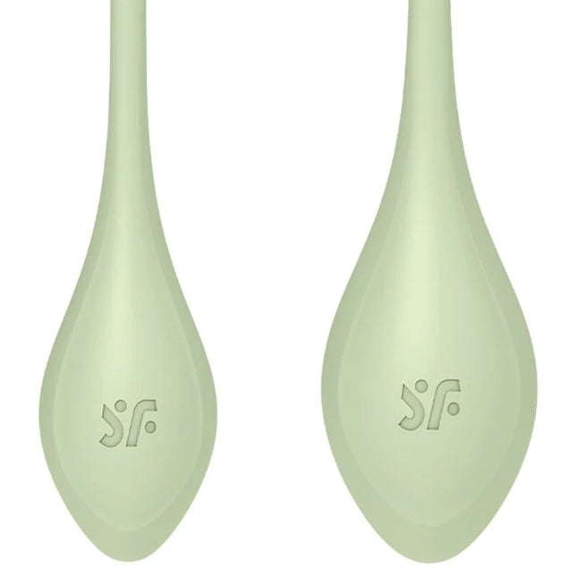 SATISFYER - YONI POWER 2 TRAININGSSET GRÜN - Yoni Eier