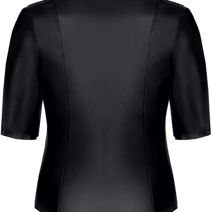 schwarze Jacke TDLotte001 von Demoniq Total Domination Collection - Jacke