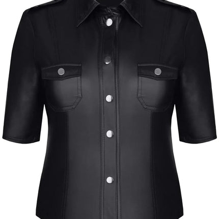 schwarze Jacke TDLotte001 von Demoniq Total Domination Collection - S / Black - Jacke