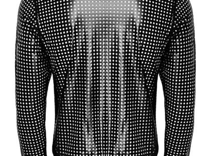 schwarze Powerwetlook Jacke H076 von Noir Handmade Chaos Collection - Herren-Jacke