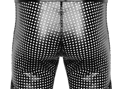 schwarze Shorts H077 von Noir Handmade Chaos Collection - Herren-Shorts