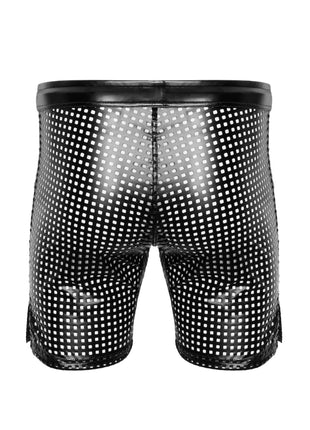 schwarze Shorts H077 von Noir Handmade Chaos Collection - Herren-Shorts