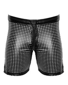 schwarze Shorts H077 von Noir Handmade Chaos Collection - S / schwarz - Herren-Shorts