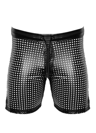 schwarze Shorts H077 von Noir Handmade Chaos Collection - S / schwarz - Herren-Shorts