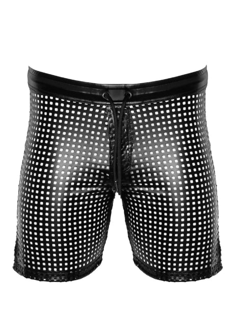 schwarze Shorts H077 von Noir Handmade Chaos Collection - S / schwarz - Herren-Shorts