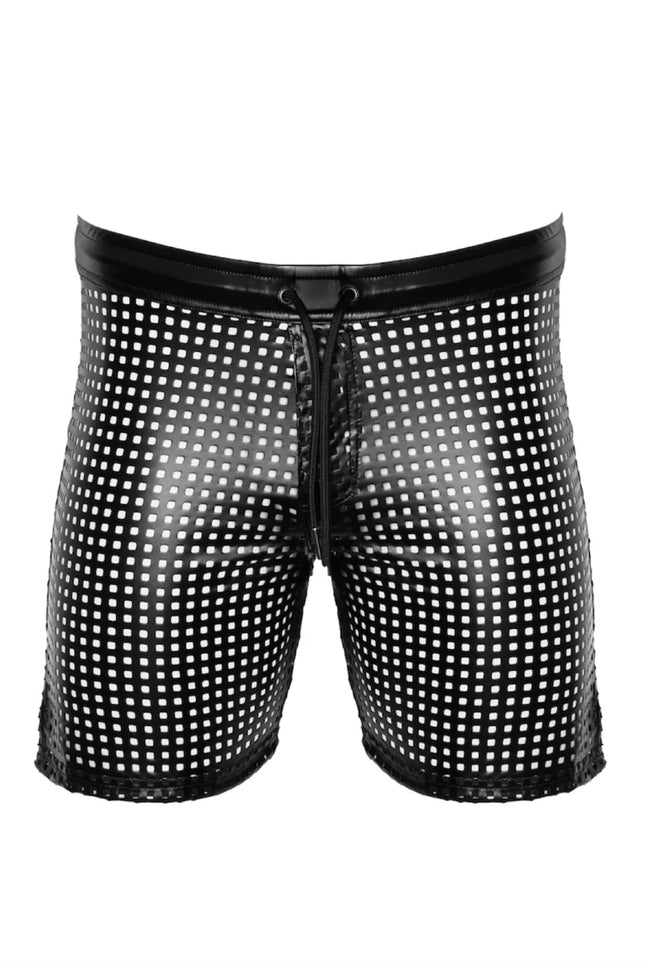 schwarze Shorts H077 von Noir Handmade Chaos Collection - S / schwarz - Herren-Shorts