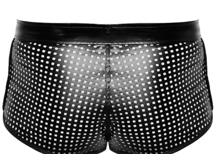 schwarze Shorts H079 von Noir Handmade Chaos Collection - Herren-Shorts