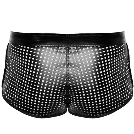 schwarze Shorts H079 von Noir Handmade Chaos Collection - Herren-Shorts