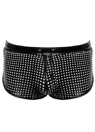 schwarze Shorts H079 von Noir Handmade Chaos Collection - S / schwarz - Herren-Shorts