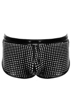 schwarze Shorts H079 von Noir Handmade Chaos Collection - S / schwarz - Herren-Shorts