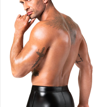 schwarze Shorts H080 von Noir Handmade Chaos Collection - Herren-Shorts