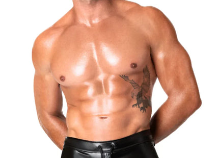 schwarze Shorts H080 von Noir Handmade Chaos Collection - Herren-Shorts