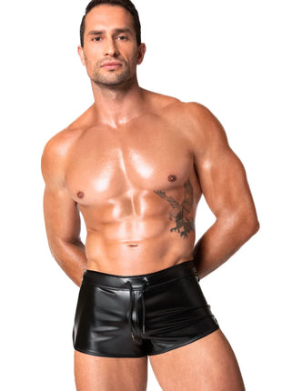 schwarze Shorts H080 von Noir Handmade Chaos Collection - Herren-Shorts