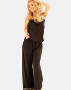 schwarzer 2-teilger Pyjama KA922334 von Kalimo - S / Black - Schlafanzug/Hausanzug
