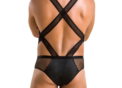 schwarzer Body 045 von Passion - Herren-Body