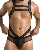 schwarzer Body 045 von Passion - L/XL / schwarz - Herren-Body