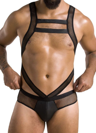 schwarzer Body 045 von Passion - L/XL / schwarz - Herren-Body