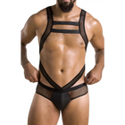 schwarzer Body 045 von Passion - L/XL / schwarz - Herren-Body