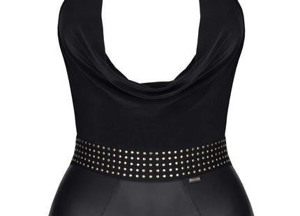 schwarzer Body CBSamantha001 von Demoniq Cash Baby Collection - S / schwarz - Body