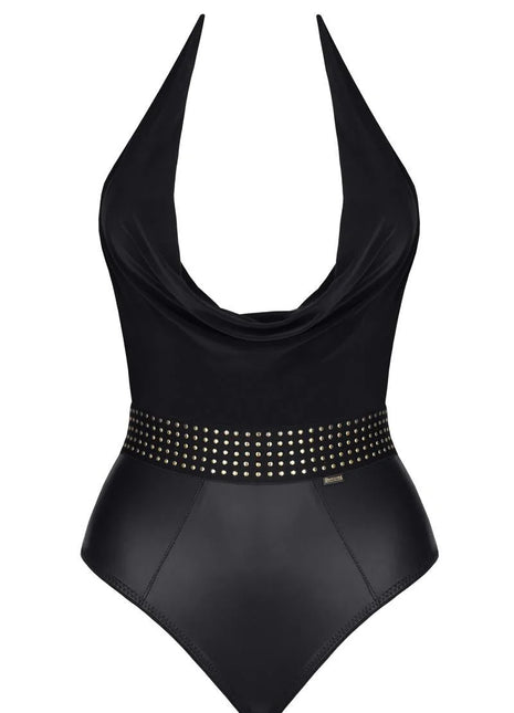 schwarzer Body CBSamantha001 von Demoniq Cash Baby Collection - S / schwarz - Body