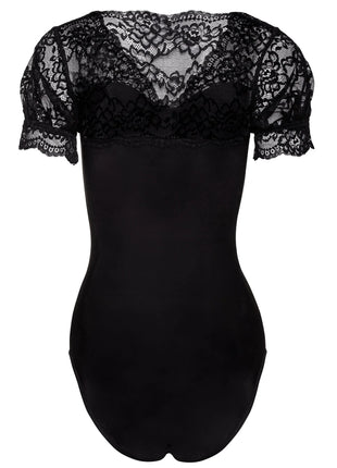 schwarzer Body mit Spitze KA923338 von Kalimo - Body