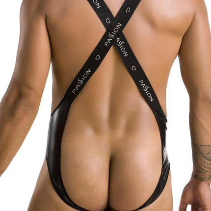 schwarzer Body ouvert 027 von Passion - Herren-Body