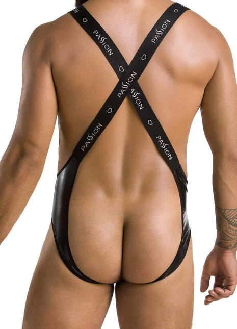 schwarzer Body ouvert 027 von Passion - Herren-Body