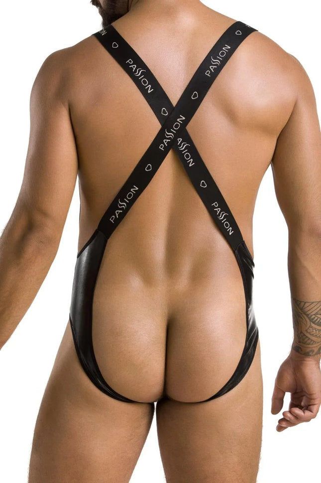 schwarzer Body ouvert 027 von Passion - Herren-Body