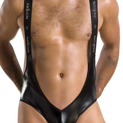schwarzer Body ouvert 027 von Passion - S/M / schwarz - Herren-Body