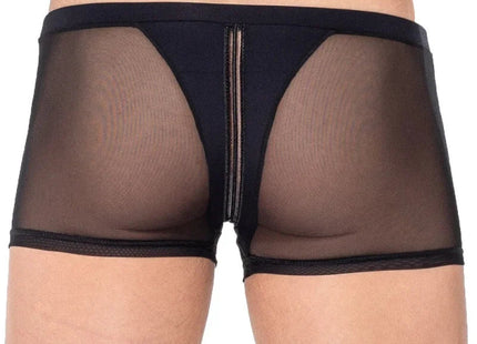schwarzer Boxer Shorts 2201-67 von Look Me - Herren-Shorts