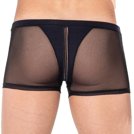 schwarzer Boxer Shorts 2201-67 von Look Me - Herren-Shorts