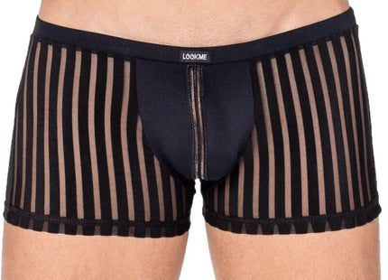 schwarzer Boxer Shorts 2201-67 von Look Me - S / schwarz - Herren-Shorts