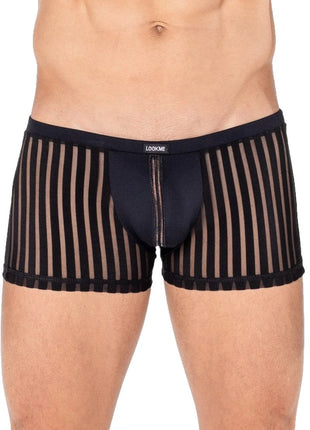 schwarzer Boxer Shorts 2201-67 von Look Me - S / schwarz - Herren-Shorts