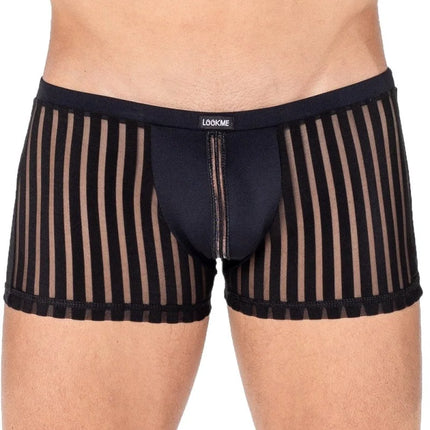 schwarzer Boxer Shorts 2201-67 von Look Me - S / schwarz - Herren-Shorts