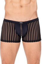schwarzer Boxer Shorts 2201-67 von Look Me - S / schwarz - Herren-Shorts