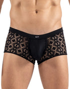 schwarzer Boxer Shorts 2407-67 von Look Me - S / Black - Herren-Shorts