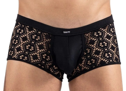 schwarzer Boxer Shorts 2407-67 von Look Me - S / Black - Herren-Shorts