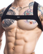 schwarzer Brust-Harness 02 by Cut4Men - S/M / schwarz - Body Harness