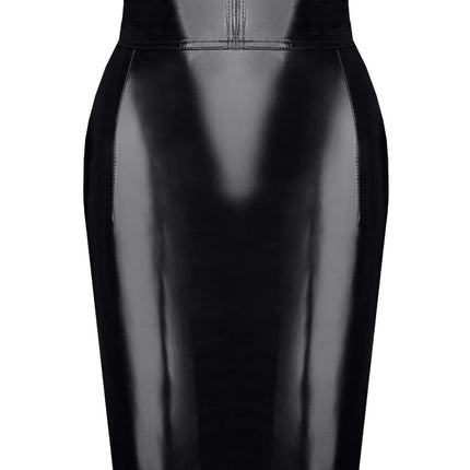 schwarzer Damen-Rock TDFinija001 von Demoniq Total Domination Collection - S / schwarz - halblanger Rock