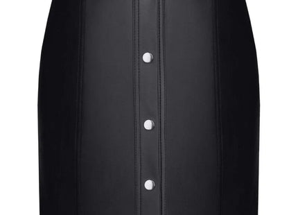 schwarzer Damen-Rock TDLeonore001 von Demoniq Total Domination Collection - S / schwarz - Minirock