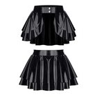 schwarzer Damen-Rock TDMadlene001 von Demoniq Total Domination Collection - S / schwarz - Minirock
