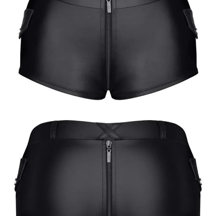 schwarzer Damen Shorts TDHella001 von Demoniq Total Domination Collection - S / schwarz - Damen-Shorts