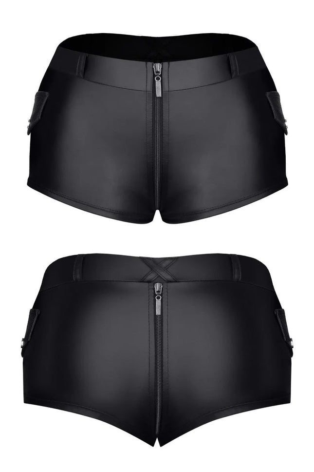 schwarzer Damen Shorts TDHella001 von Demoniq Total Domination Collection - S / schwarz - Damen-Shorts