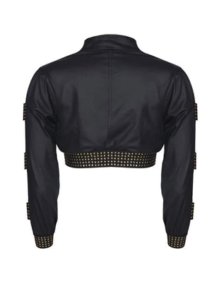 schwarzer kurze Damen Jacke CBMartha001 von Demoniq Cash Baby Collection - Jacke