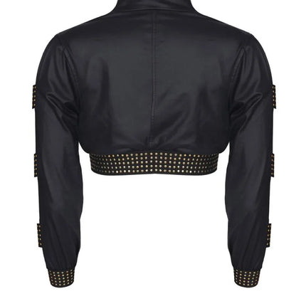 schwarzer kurze Damen Jacke CBMartha001 von Demoniq Cash Baby Collection - Jacke