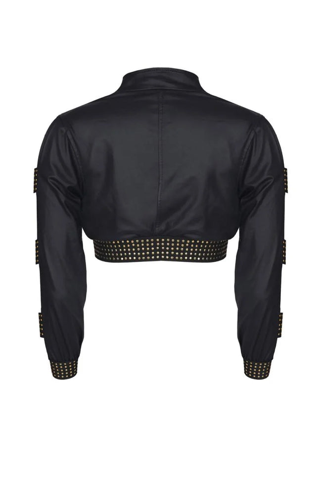 schwarzer kurze Damen Jacke CBMartha001 von Demoniq Cash Baby Collection - Jacke