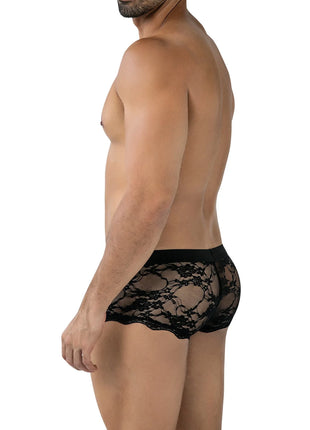 schwarzer Lacey Trunk Shorts C4MRAV106 von Cut4Men - Herren-Shorts