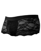 schwarzer Lacey Trunk Shorts C4MRAV106 von Cut4Men - S / schwarz - Herren-Shorts