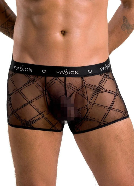 schwarzer Männer Shorts 032 von Passion - S/M / Black - Herren-Shorts